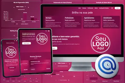 Tema Vermelho Elegante